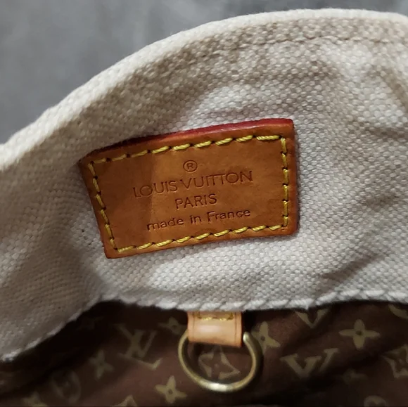 Louis Vuitton Limited Edition Globe Shopper Cabas Canvas Tote Bag Gently Loved - Picture 13 of 15